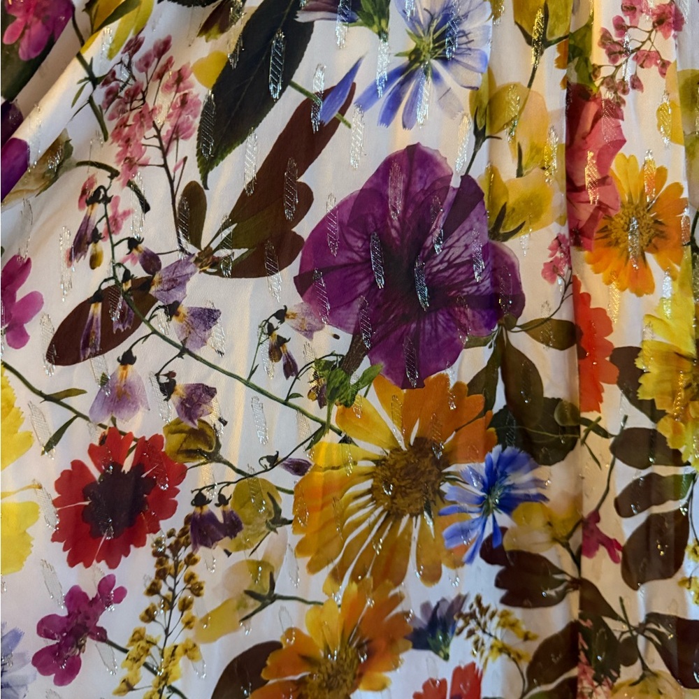 Shoshanna Pasadena Floral Midi Dress - Picture 5 of 8